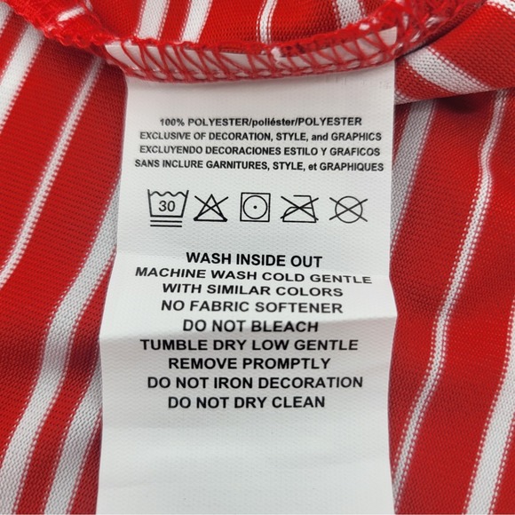 St Louise Cardinal Men's Large Red Stripes TX3 Cool SS Golf Polo Shirt MLB - Picture 8 of 8